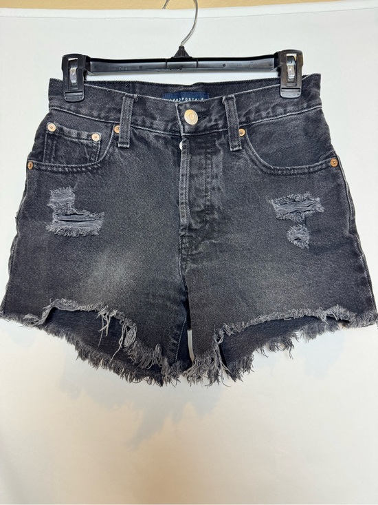 Aeropostale Pants - Aeropostale Black Distressed 90’s High-Rise Cut Off Denim Shorts 0